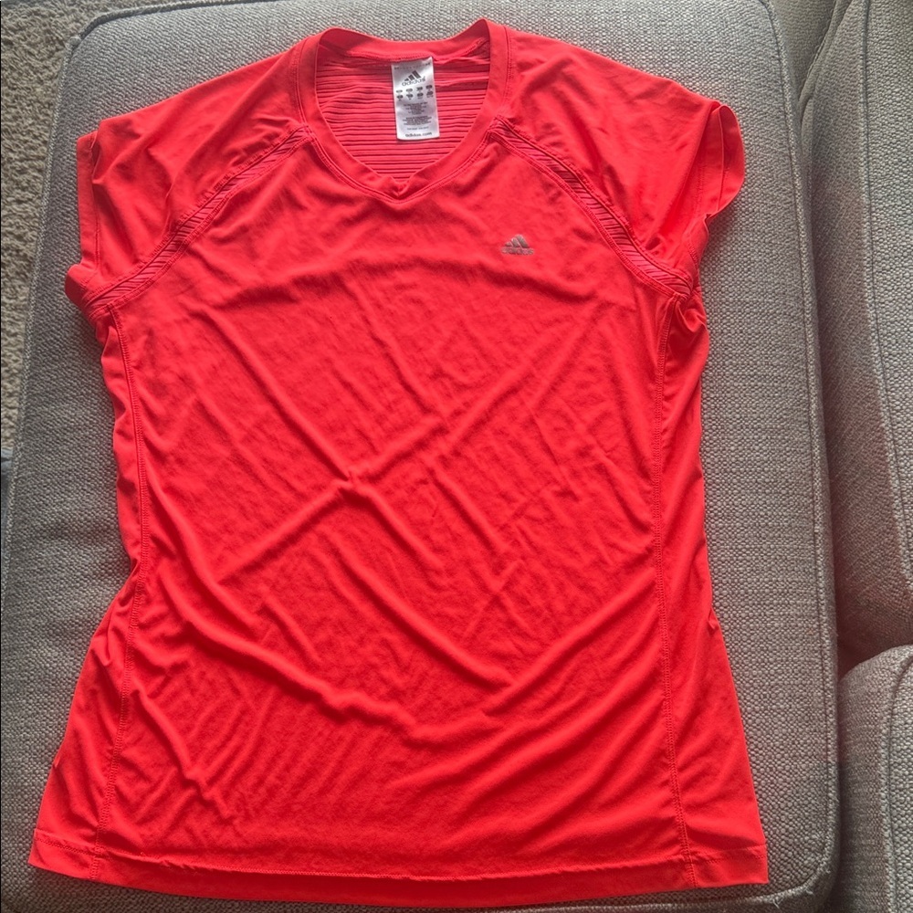 Adidas Bright coral  Athletic Tee